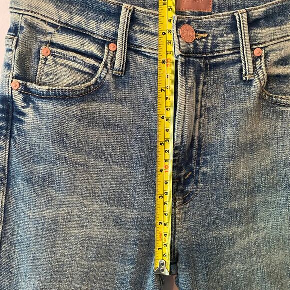 Mother Denim Women's size 25 The Rascal Ankle Fray Jeans Bonfire Lightning - Picture 13 of 15